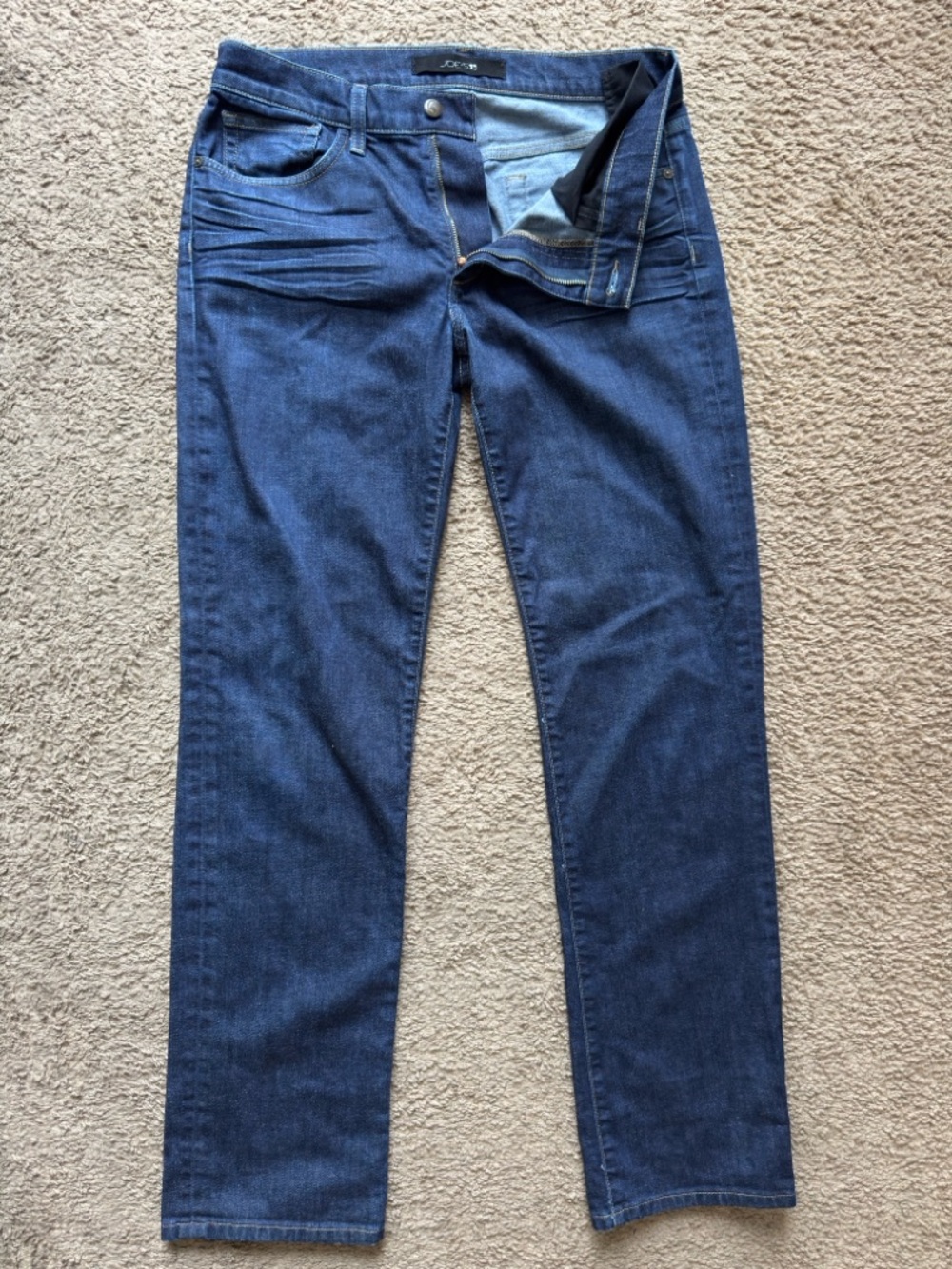 Joe's Jeans Indigo Blue Straight Leg Denim